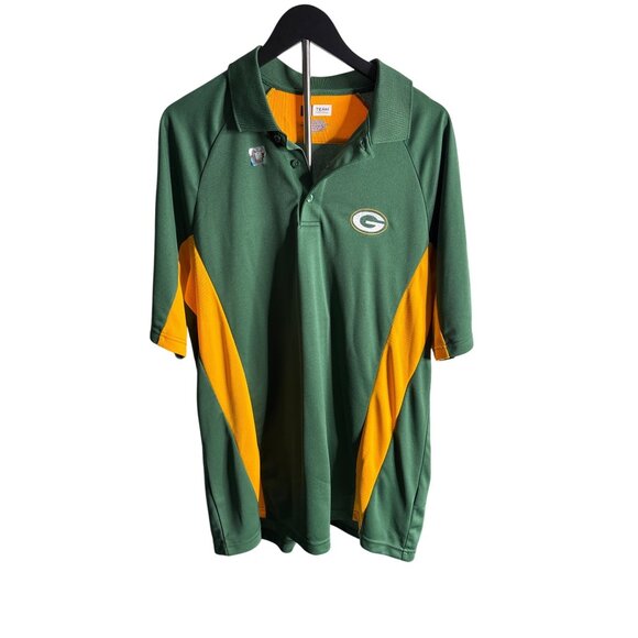 NFL Team Apparel 2013 Green Bay Packers Men's Polo Shirt L NWT - Picture 1 of 10